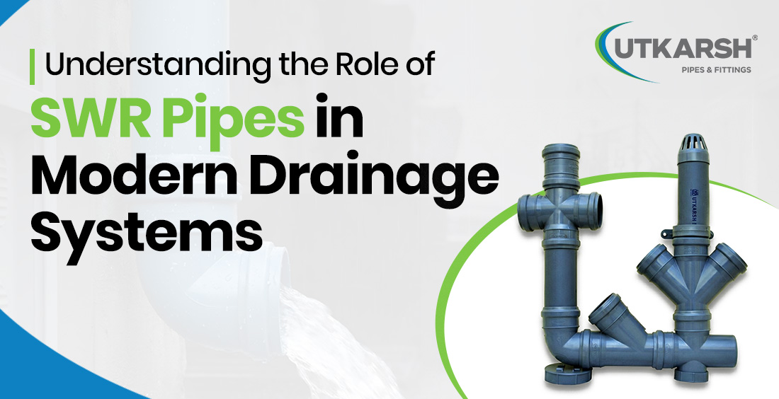 SWR pipes used in modern building drainage systems